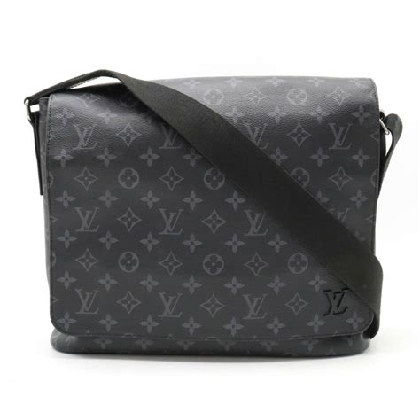 LOUIS VUITTON Monogram Eclipse District MM NM Shoulder 